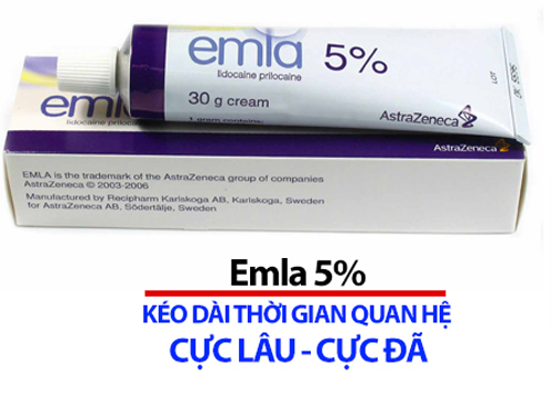 Emla Cream kéo dài thời gian quan hệ cho nam giới